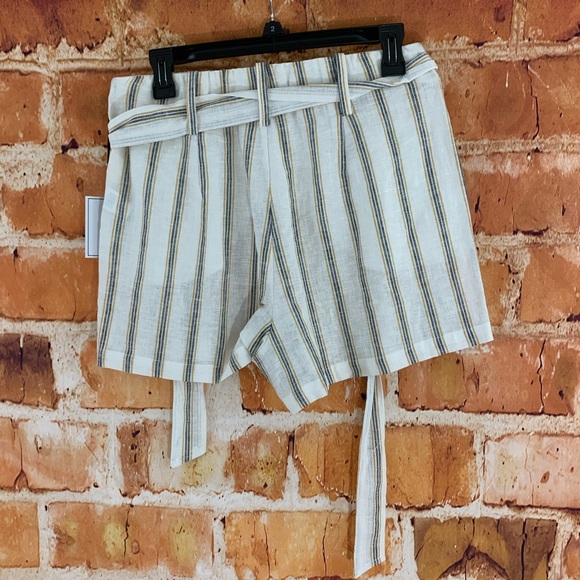 1.State Striped Belted Shorts - Picture 7 of 8